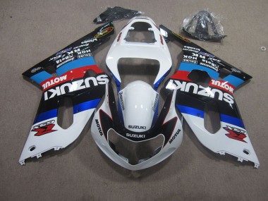 Carenado Moto Suzuki GSXR 750 K1 K2 K3 2001-2003 - Blanco Azul Rojo Motul
