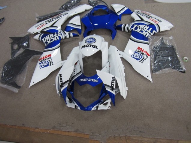 Carenado Moto Suzuki GSXR 750 K11 2011-2021 - Blanco Lucky Strike Motul Carenado Moto Suzuki GSXR 750 K11 2011-2021 - Blanco Lucky Strike Motul