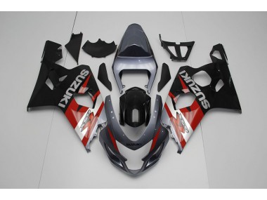 Carenado Moto Suzuki GSXR 750 K4 2004-2005 - Negro Rojo