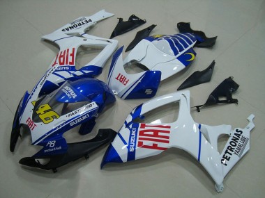 Carenado Moto Suzuki GSXR 750 K6 2006-2007 - Azul Blanco Fiat 46