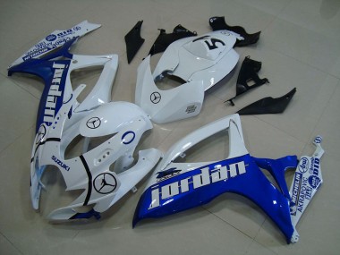 Carenado Moto Suzuki GSXR 750 K6 2006-2007 - Azul Blanco Jordan