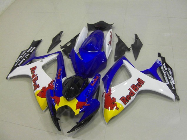 Carenado Moto Suzuki GSXR 750 K6 2006-2007 - Azul Blanco Red Bull Carenado Moto Suzuki GSXR 750 K6 2006-2007 - Azul Blanco Red Bull