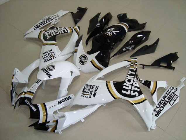 Carenado Moto Suzuki GSXR 750 K6 2006-2007 - Blanco Lucky Strike Negro Motul Carenado Moto Suzuki GSXR 750 K6 2006-2007 - Blanco Lucky Strike Negro Motul