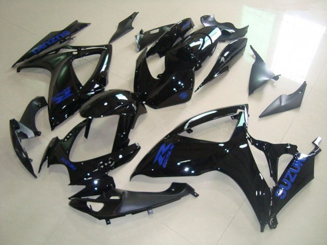 Carenado Moto Suzuki GSXR 750 K6 2006-2007 - Calcomanía negra y azul Carenado Moto Suzuki GSXR 750 K6 2006-2007 - Calcomanía negra y azul