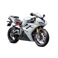 Carenado Moto Triumph Daytona 675 Triple 2006-2008 - Blanco Negro