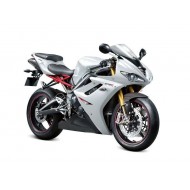 Carenado Moto Triumph Daytona 675 Triple 2009-2012 - Blanco Perla Negro