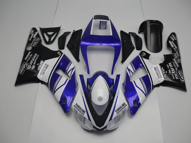 Carenado Moto Yamaha R1 1998-1999 - Azul Blanco Negro Carenado Moto Yamaha R1 1998-1999 - Azul Blanco Negro