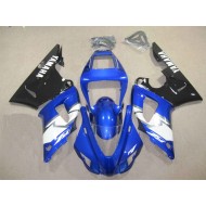 Carenado Moto Yamaha R1 1998-1999 - Azul Negro Blanco Calcomanía