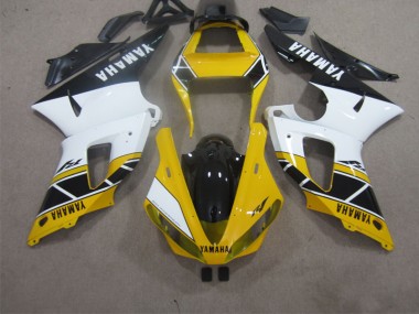Carenado Moto Yamaha R1 2000-2001 - Amarillo Blanco Negro