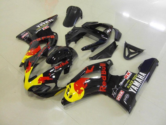 Carenado Moto Yamaha R1 2000-2001 - Negro Red Bull Carenado Moto Yamaha R1 2000-2001 - Negro Red Bull