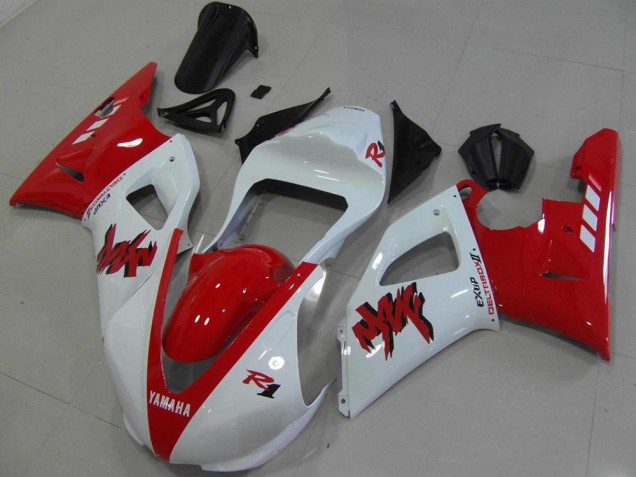 Carenado Moto Yamaha R1 2000-2001 - Rojo Blanco Carrera Carenado Moto Yamaha R1 2000-2001 - Rojo Blanco Carrera