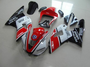 Carenado Moto Yamaha R1 2000-2001 - Rojo Blanco Yamalube Carrera