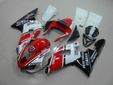 Carenado Moto Yamaha R1 2000-2001 - Rojo Blanco Yamalube
