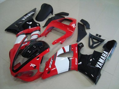 Carenado Moto Yamaha R1 2000-2001 - Rojo Negro Blanco
