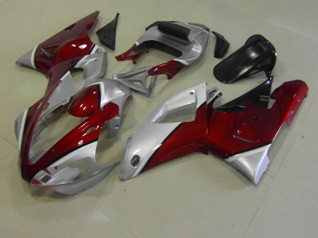 Carenado Moto Yamaha R1 2000-2001 - Rojo & Plata Carenado Moto Yamaha R1 2000-2001 - Rojo & Plata