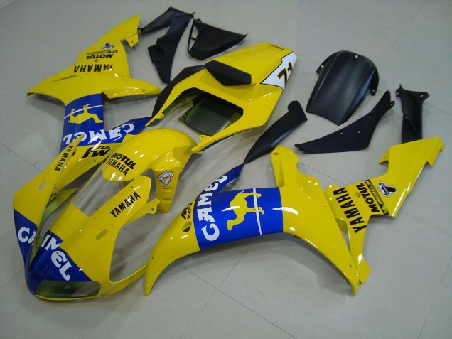 Carenado Moto Yamaha R1 2002-2003 - Azul Amarillo