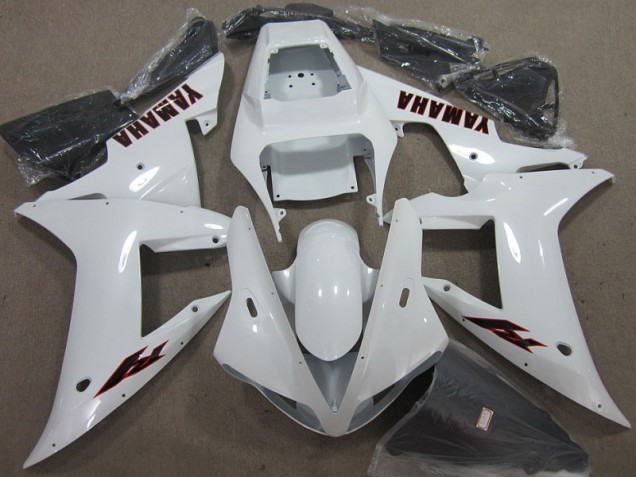 Carenado Moto Yamaha R1 2002-2003 - Blanco Negro