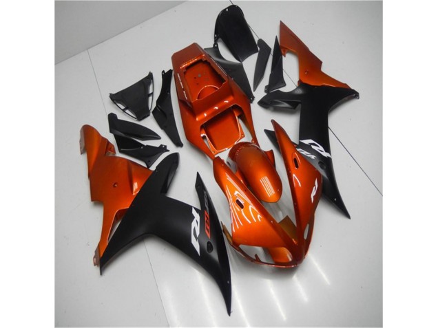Carenado Moto Yamaha R1 2002-2003 - Naranja Negro Carenado Moto Yamaha R1 2002-2003 - Naranja Negro