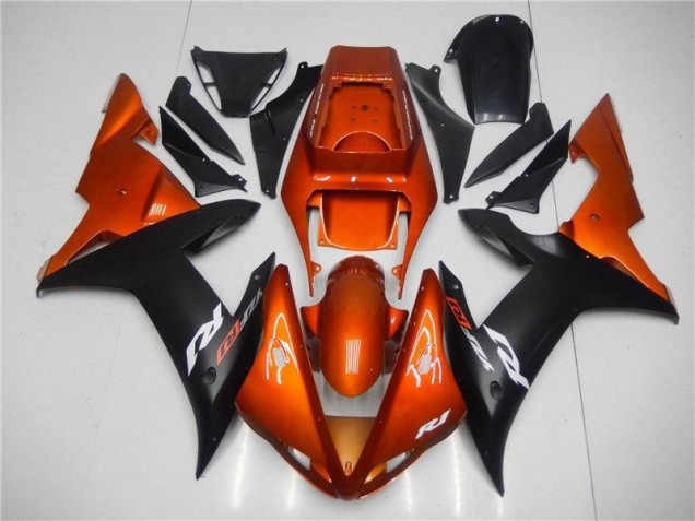 Carenado Moto Yamaha R1 2002-2003 - Naranja Negro Carenado Moto Yamaha R1 2002-2003 - Naranja Negro