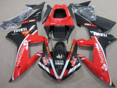 Carenado Moto Yamaha R1 2002-2003 - Rojo Negro Santander