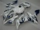 Carenado Moto Yamaha R1 2004-2006 - Blanco Azul Llama Carenado Moto Yamaha R1 2004-2006 - Blanco Azul Llama