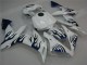 Carenado Moto Yamaha R1 2004-2006 - Blanco Azul Llama Carenado Moto Yamaha R1 2004-2006 - Blanco Azul Llama