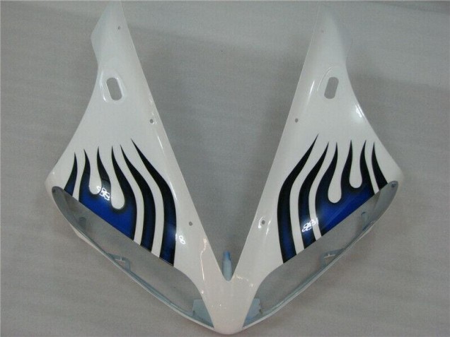 Carenado Moto Yamaha R1 2004-2006 - Blanco Azul Llama Carenado Moto Yamaha R1 2004-2006 - Blanco Azul Llama