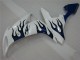 Carenado Moto Yamaha R1 2004-2006 - Blanco Azul Llama Carenado Moto Yamaha R1 2004-2006 - Blanco Azul Llama