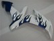 Carenado Moto Yamaha R1 2004-2006 - Blanco Azul Llama Carenado Moto Yamaha R1 2004-2006 - Blanco Azul Llama