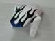 Carenado Moto Yamaha R1 2004-2006 - Blanco Azul Llama Carenado Moto Yamaha R1 2004-2006 - Blanco Azul Llama