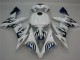 Carenado Moto Yamaha R1 2004-2006 - Blanco Azul Llama Carenado Moto Yamaha R1 2004-2006 - Blanco Azul Llama