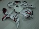 Carenado Moto Yamaha R1 2004-2006 - Blanco Rojo Llama Carenado Moto Yamaha R1 2004-2006 - Blanco Rojo Llama