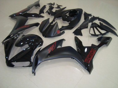 Carenado Moto Yamaha R1 2004-2006 - Negro Mate Rojo