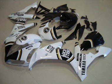 Carenado Moto Yamaha R1 2004-2006 - Negro Oro Blanco