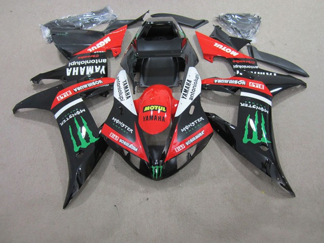 Carenado Moto Yamaha R1 2004-2006 - Rojo Blanco Negro Motul Carenado Moto Yamaha R1 2004-2006 - Rojo Blanco Negro Motul