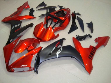 Carenado Moto Yamaha R1 2004-2006 - Rojo Negro Mate