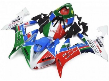 Carenado Moto Yamaha R1 2004-2006 - Verde Rojo Azul Blanco