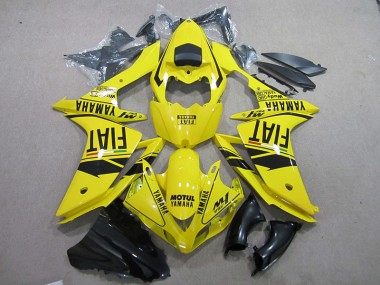 Carenado Moto Yamaha R1 2007-2008 - Amarillo Negro Motul Fiat