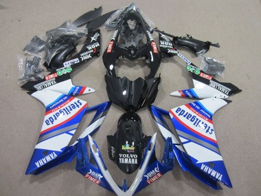 Carenado Moto Yamaha R1 2007-2008 - Negro Blanco Sterilgarda