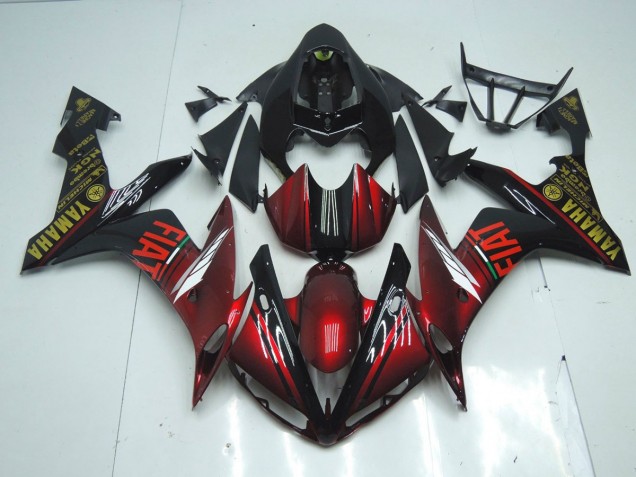 Carenado Moto Yamaha R1 2007-2008 - Oscuro Brillante Negro Carenado Moto Yamaha R1 2007-2008 - Oscuro Brillante Negro