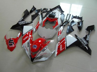 Carenado Moto Yamaha R1 2007-2008 - Rojo Blanco Pegatinas