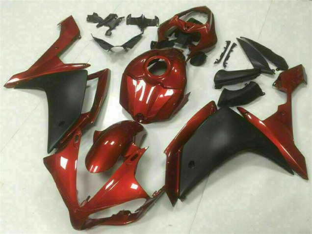 Carenado Moto Yamaha R1 2007-2008 - Rojo Negro Carenado Moto Yamaha R1 2007-2008 - Rojo Negro