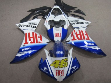 Carenado Moto Yamaha R1 2009-2011 - Azul Blanco Fiat 46