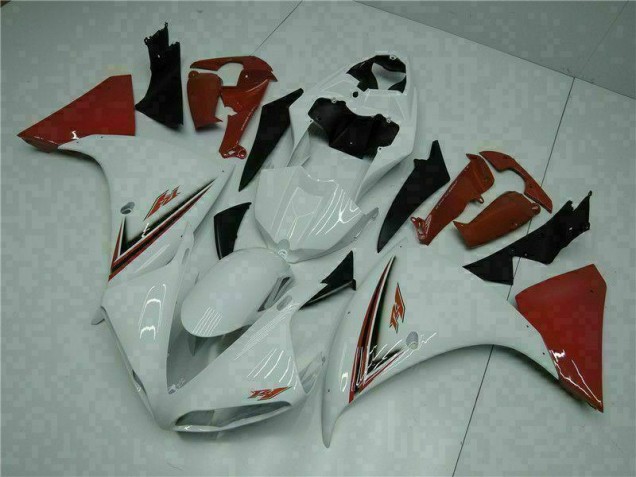 Carenado Moto Yamaha R1 2009-2011 - Blanco Rojo Carenado Moto Yamaha R1 2009-2011 - Blanco Rojo