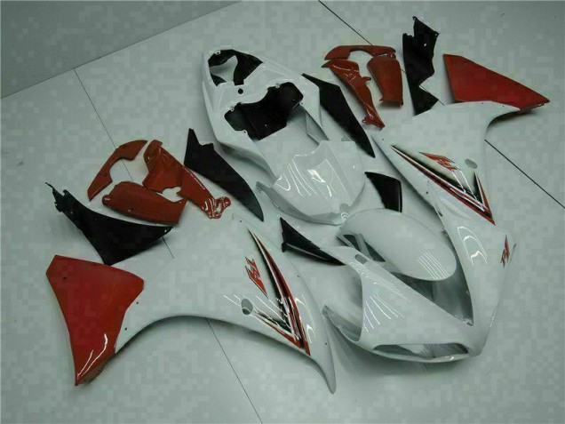 Carenado Moto Yamaha R1 2009-2011 - Blanco Rojo Carenado Moto Yamaha R1 2009-2011 - Blanco Rojo