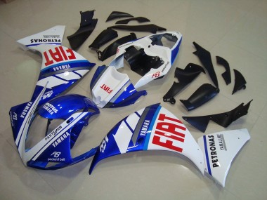 Carenado Moto Yamaha R1 2012-2014 - Azul Blanco Fiat