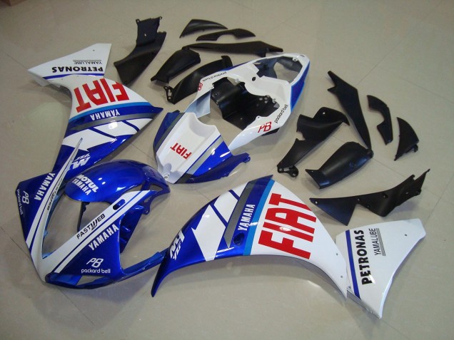 Carenado Moto Yamaha R1 2012-2014 - Azul Blanco Fiat Carenado Moto Yamaha R1 2012-2014 - Azul Blanco Fiat