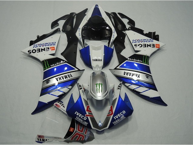 Carenado Moto Yamaha R1 2012-2014 - Azul Blanco IVECO Carenado Moto Yamaha R1 2012-2014 - Azul Blanco IVECO