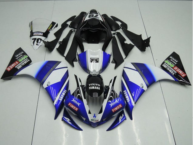 Carenado Moto Yamaha R1 2012-2014 - Azul Negro Sterilgarda Carenado Moto Yamaha R1 2012-2014 - Azul Negro Sterilgarda