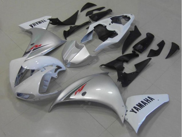 Carenado Moto Yamaha R1 2012-2014 - Blanco Plata Carenado Moto Yamaha R1 2012-2014 - Blanco Plata